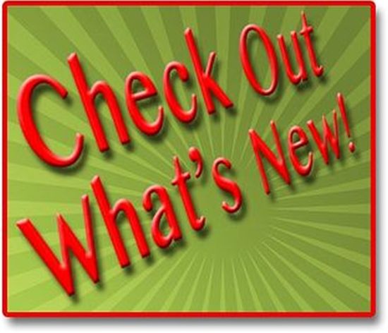 WHAT'S NEW & RE-STOCKED GOODIES!