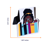 Bookshelf Magnetic Page Marker | Bookmarks |Black Literature