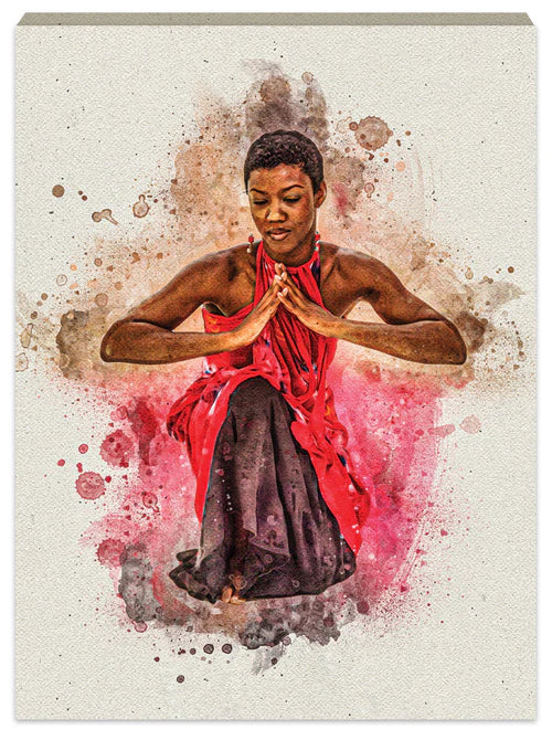 Blessed Watercolor Canvas Art