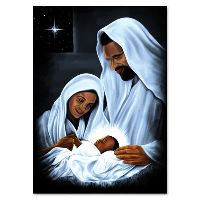 Nativity Scene Christmas Card