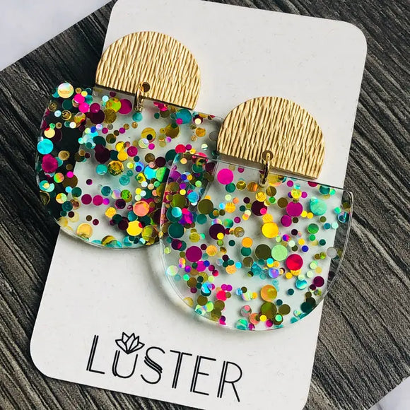 Confetti Disc Earrings
