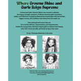 Crowns and Curls Coloring Book
