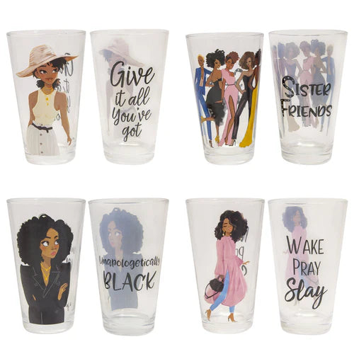 Sister Friends 2 Drinking Glasses