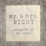 Mr. & Mrs. Foot Pocket Blanket