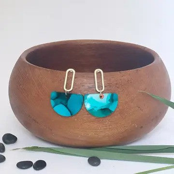 Khulu Teal Earring