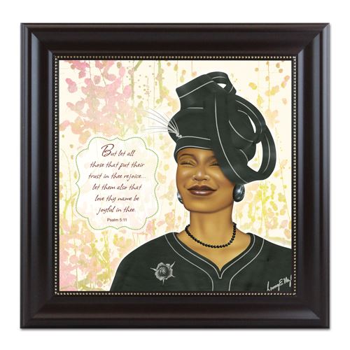 Virtuous Woman Framed Art (Psalm 5:11)