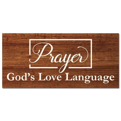God's Love Language Wall Plaque