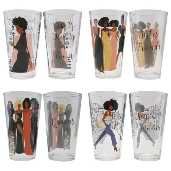 Sister Friends Drinking Glasses