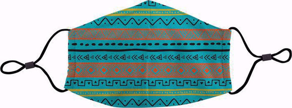 Turquoise Face Mask