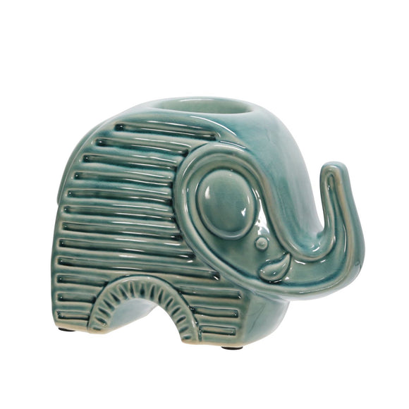 Elephant Candleholder - Green