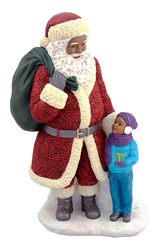Santa with boy