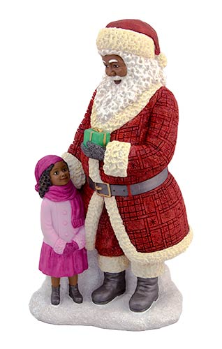 Santa with girl
