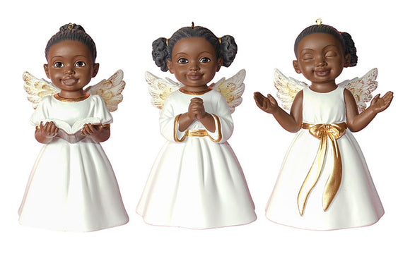 3 Cherub Ornaments