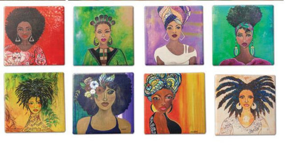 Strong Women Ceramic Coasters