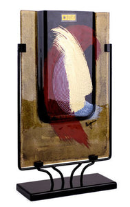 Abstract Glass Vase