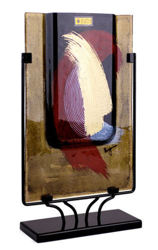 Abstract Glass Vase