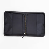 Black Leather Bible Cover - Men