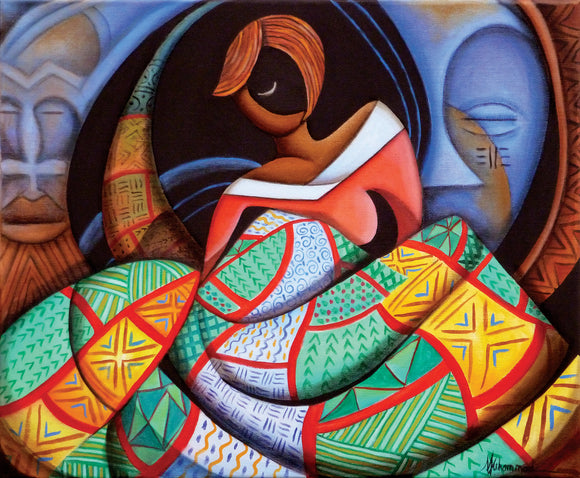 The Quilter Puzzle by Artist Marcella Muhammad