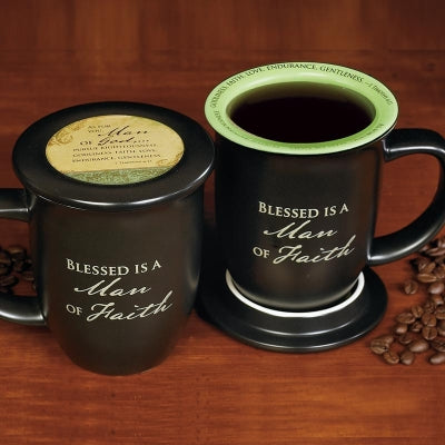 Man of Faith Mug & Coaster Set