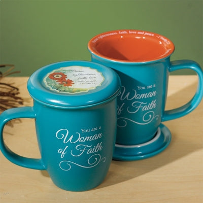 Woman of Faith Mug & Coaster Set