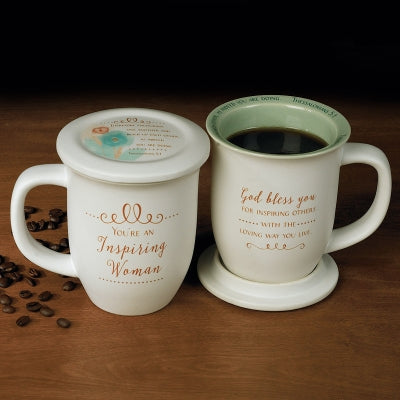 Inspiring Woman Mug & Coaster Set
