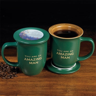 Amazing Man Mug & Coaster Set