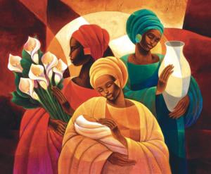 Caress Puzzle by Artist Keith Mallett