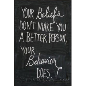 "Your beliefs don't..." Magnet