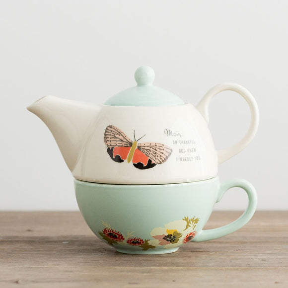 So Thankful - Teapot and Cup Set for Mom