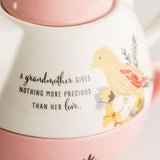 Nothing More Precious - Teapot and Cup Set for Grandmother