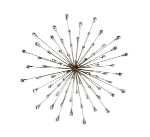 Starburst Wall Art - Silver