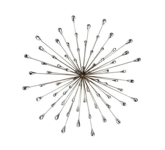 Starburst Wall Art - Silver