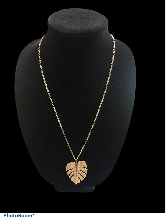 Gold Leaf Necklace