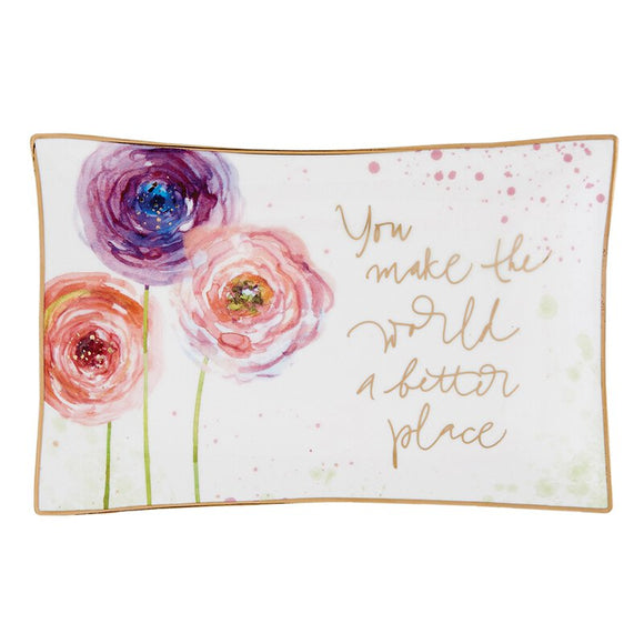 Trinket Tray - You Make the World a Better Place