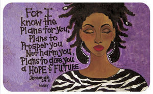 For I Know the Plans Interior Floor Mat