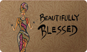 Beautifully Blessed Interior Floor Mat