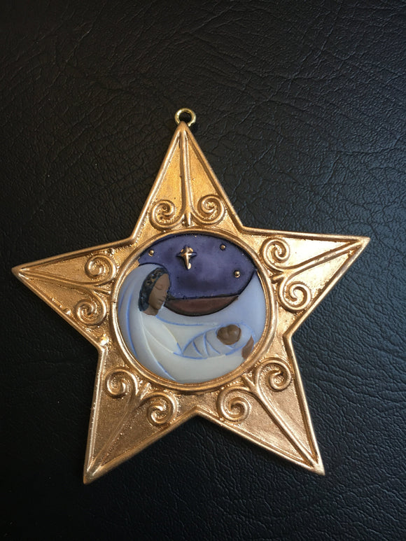 Christmas Ornaments - Nativity Scene - Star
