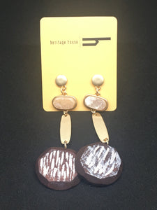 Glistening Sandstone Earrings