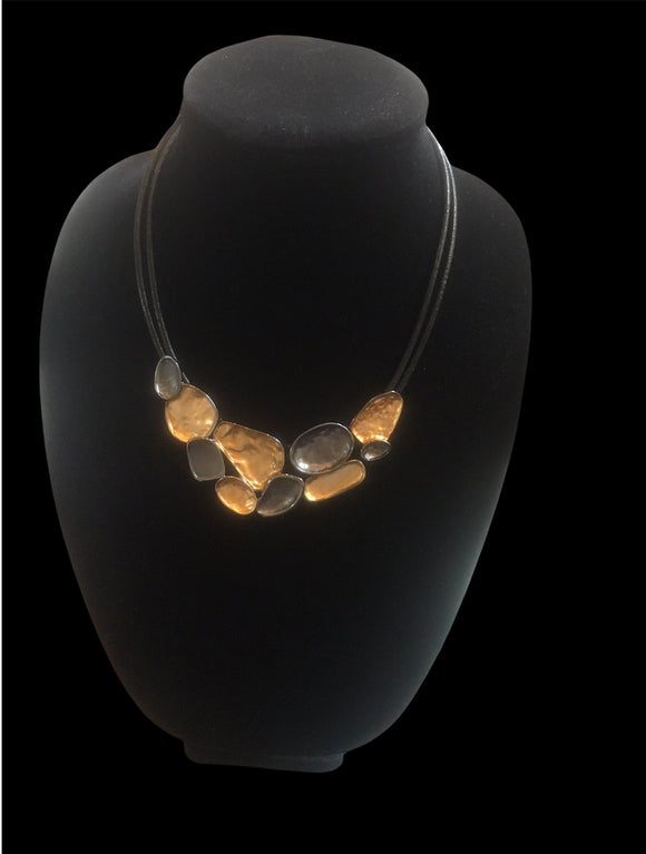 Black and Gold Necklace