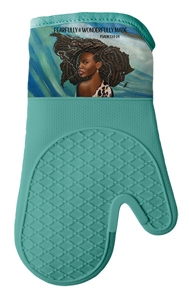 Fearfully and Wonderfully Made Oven Mitt/Pot Holder Set