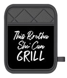Brother Sho' Can Grill Oven Mitt/Pot Holder Set