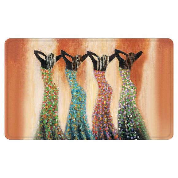 Dance of the Summer Memory Foam Bath Mat