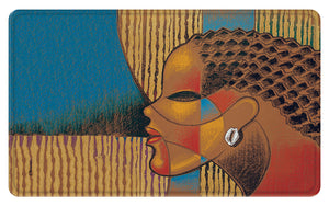 Composite of a Woman Memory Foam Bath Mat