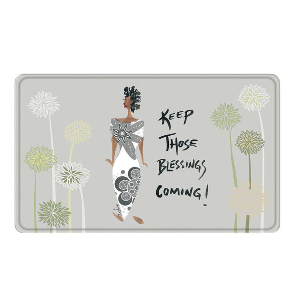 Keep those Blessings Coming Memory Foam Bath Mat