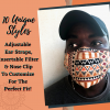 Geometric Mud Cloth Face Mask (set of 2)