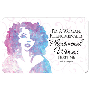Phenomenal Woman Memory Foam Floor Mat