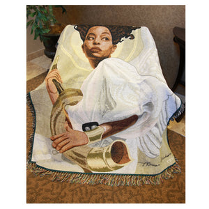 Sounding the Alarm Tapestry Throw
