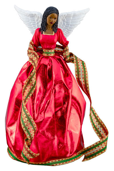 Treetopper: Tiffany Angel in Red