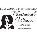 Phenomenal Woman Wall Decal