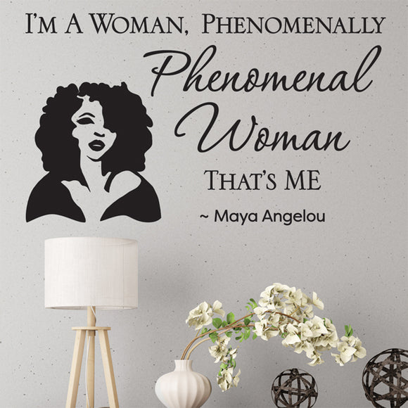 Phenomenal Woman Wall Decal